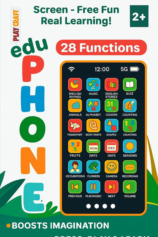Educational Talking Phone Toy for Kids 2-12 Years - Toylivo