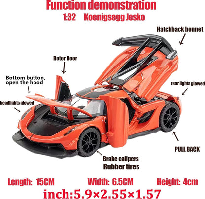 1:32 Koenigseg Model Car - Multicolor - image 2