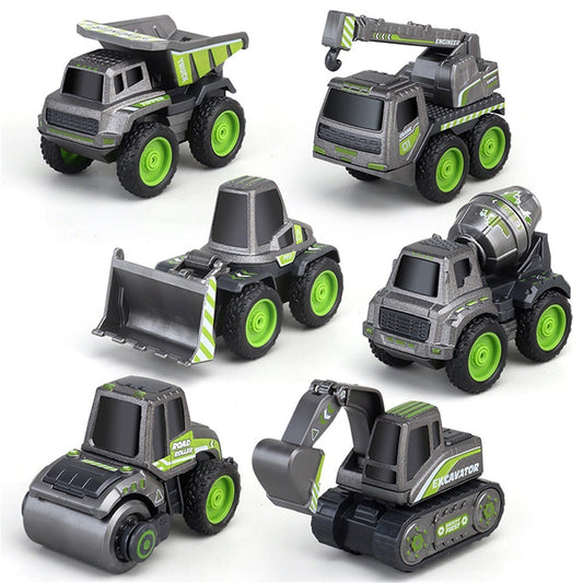 Pack of 6 Construction Vehicle Toys for Kids - Toylivo