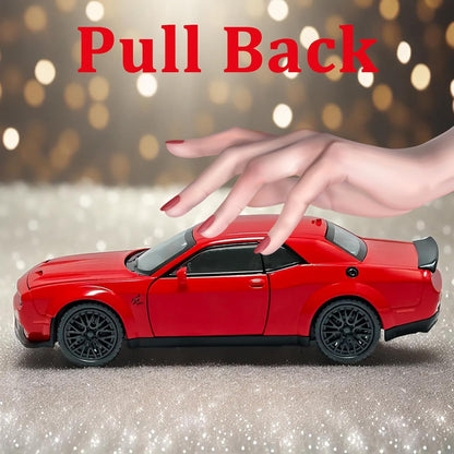 1:32 Hellcat Dodge Challenger SRT - Red - image 7
