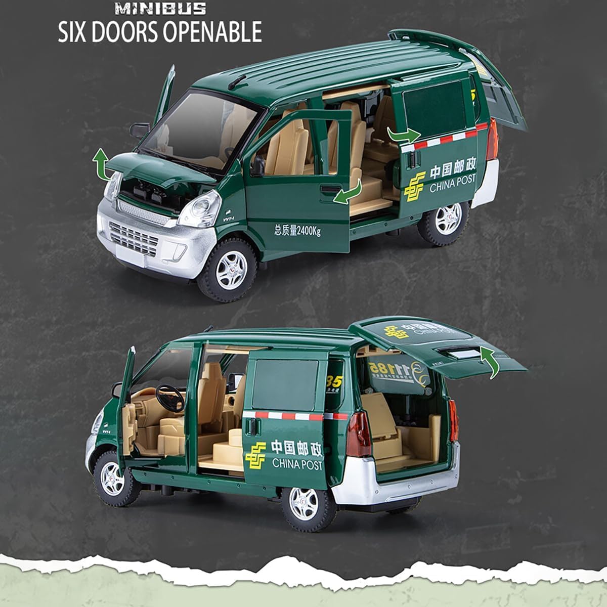 Wuling Postal Van 1:24 - Multicolor - image 5