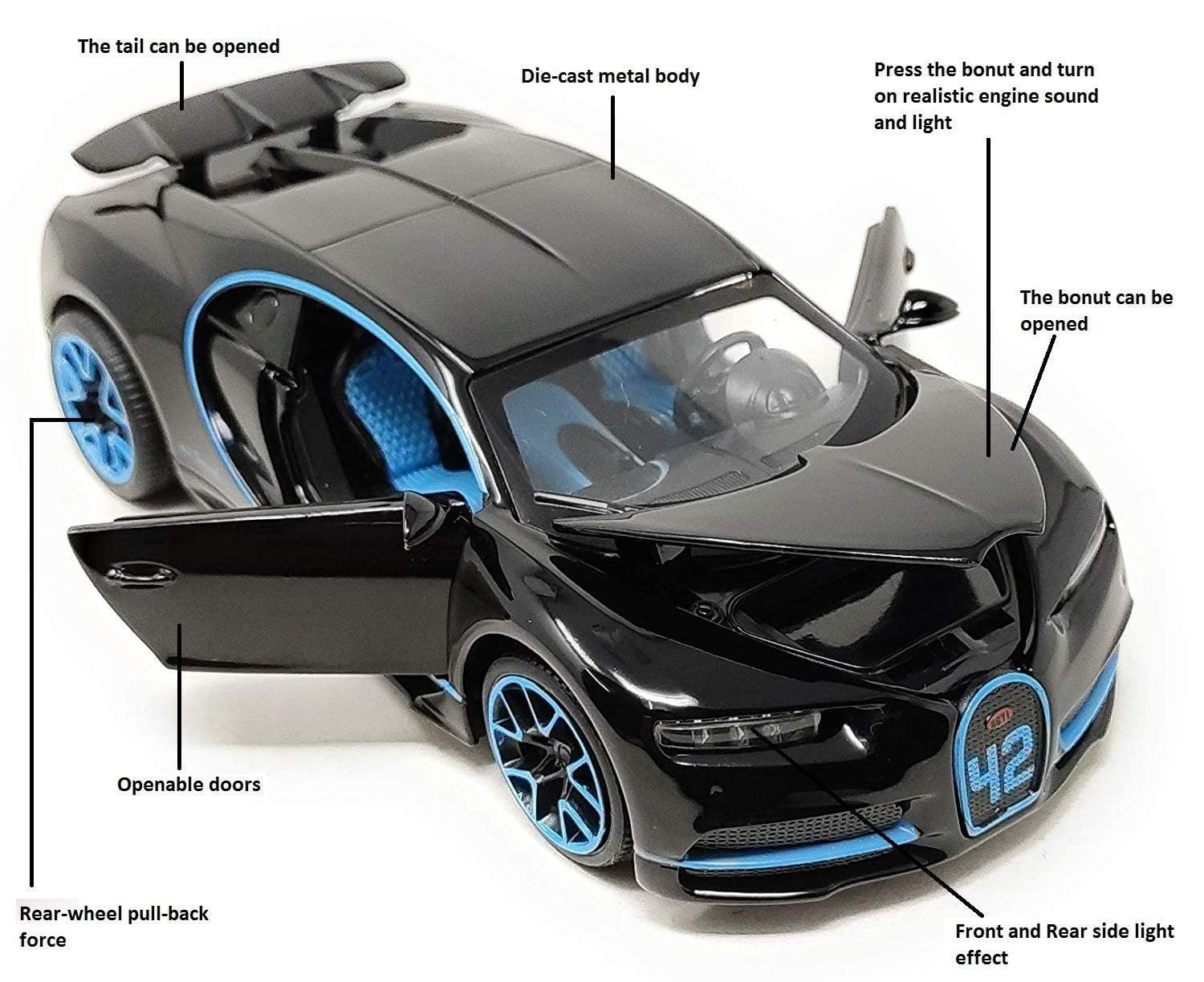 Bugatti Chiron - Multicolor - image 2