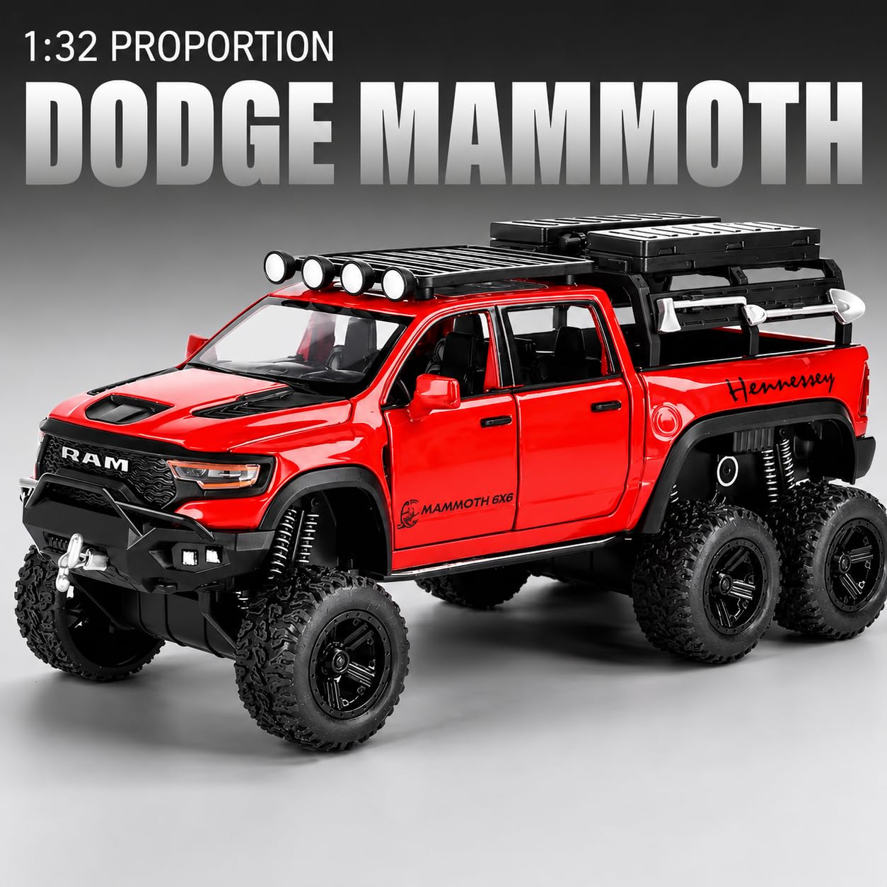 1:32 Dodge Tyrannosaurus Rex RAM 1500 TRX 6x6 - Multicolor - image 3