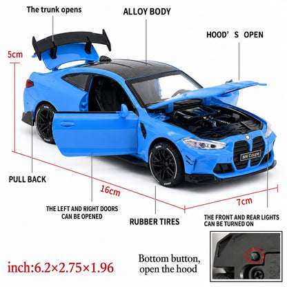 1:32 CLASSIC CAR - Blue - image 2