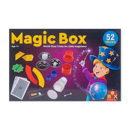 Magic Box 52 Tricks for Kids - Magic Tricks Set with Step-by-Step Guide - Toylivo