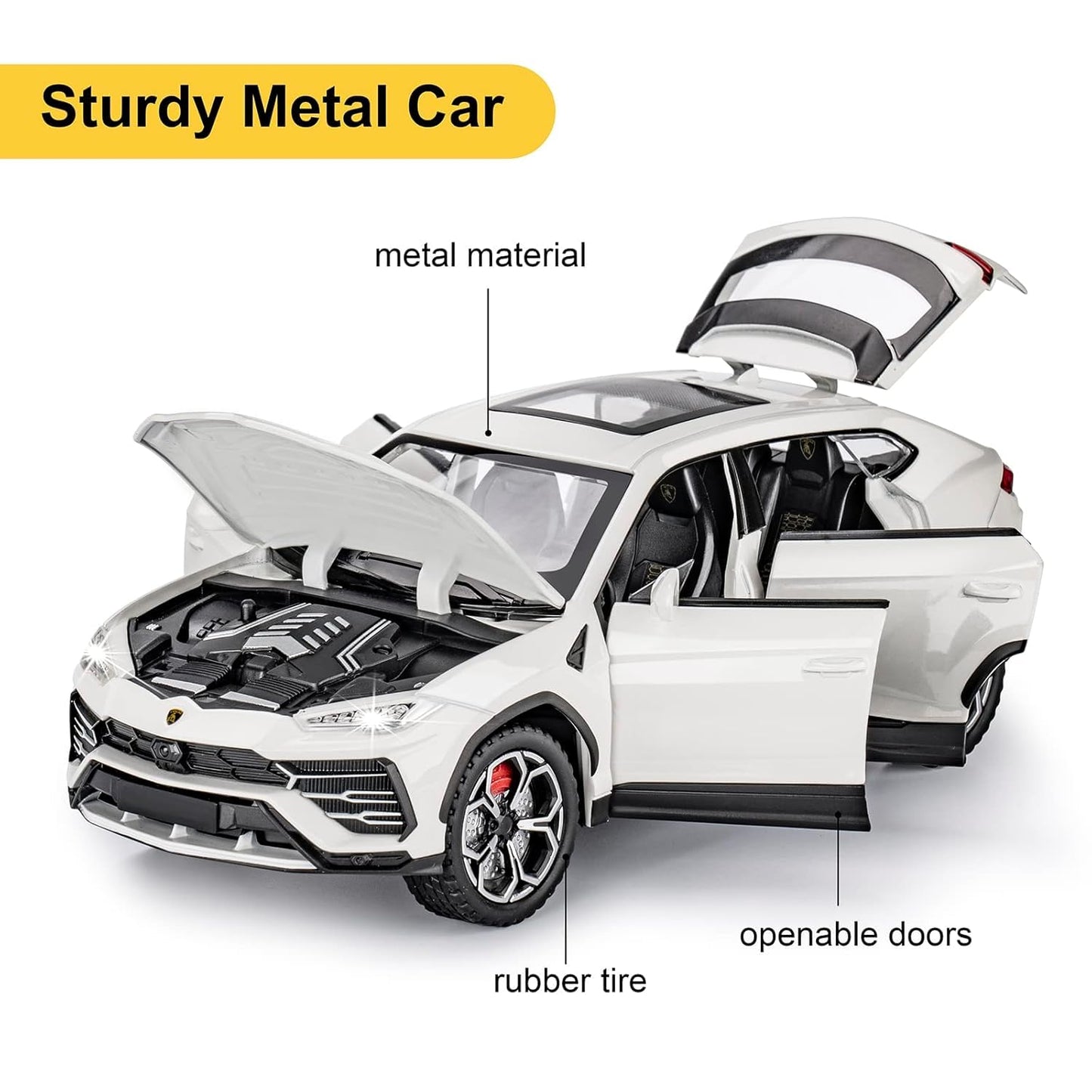 Lamborghini Urus-White - White - image 3