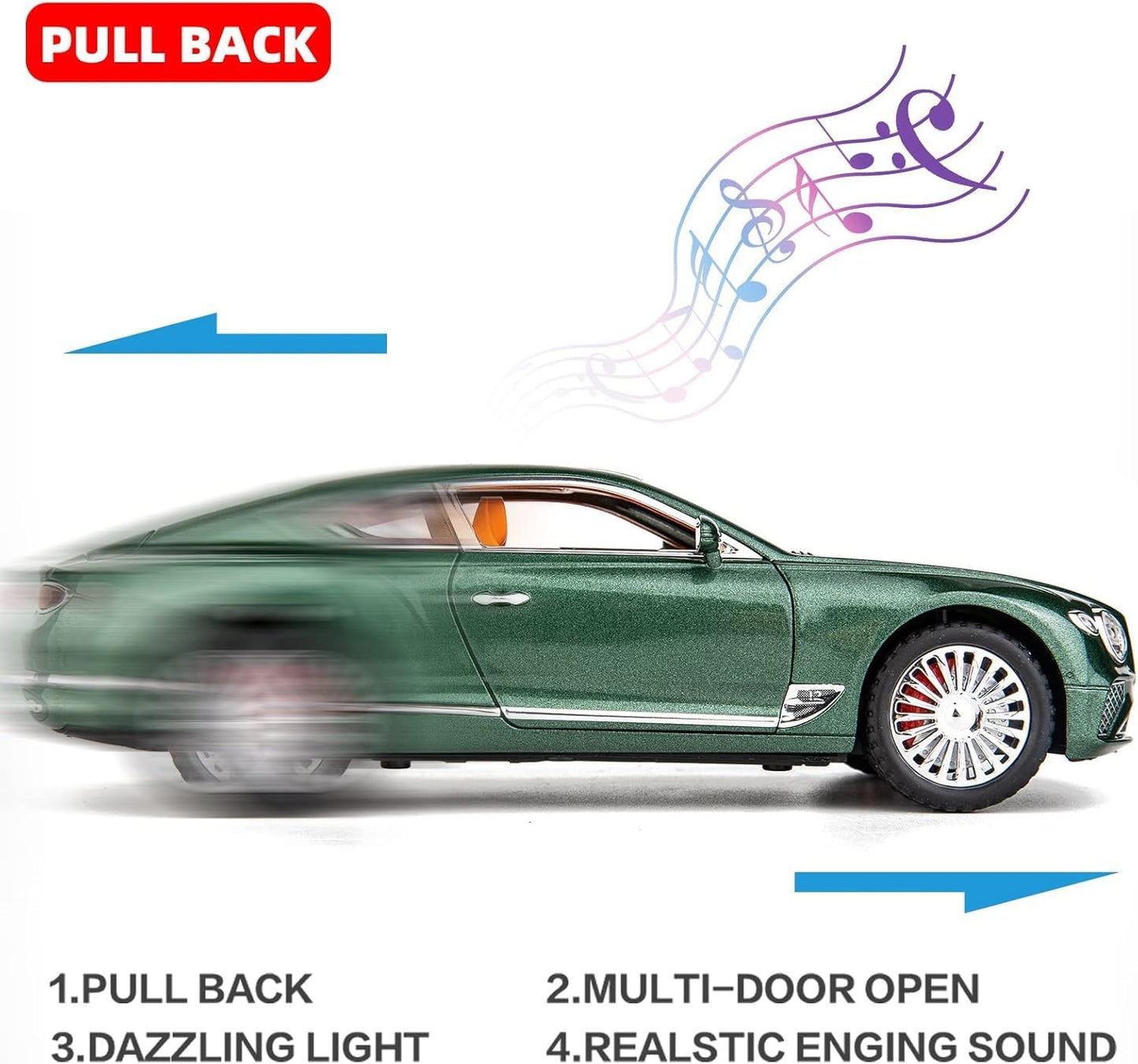 1:24 Bentley Continental GT-Multicolor - Multicolor - image 3
