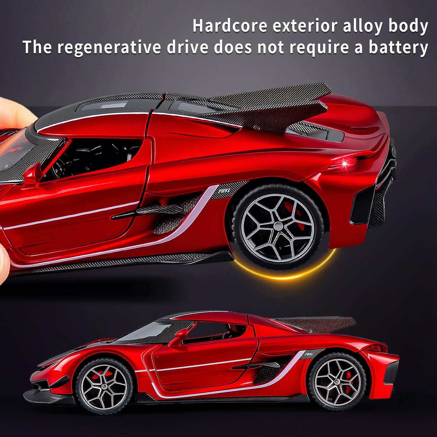 1:32 Koenigsegg Jesko - Black - image 4