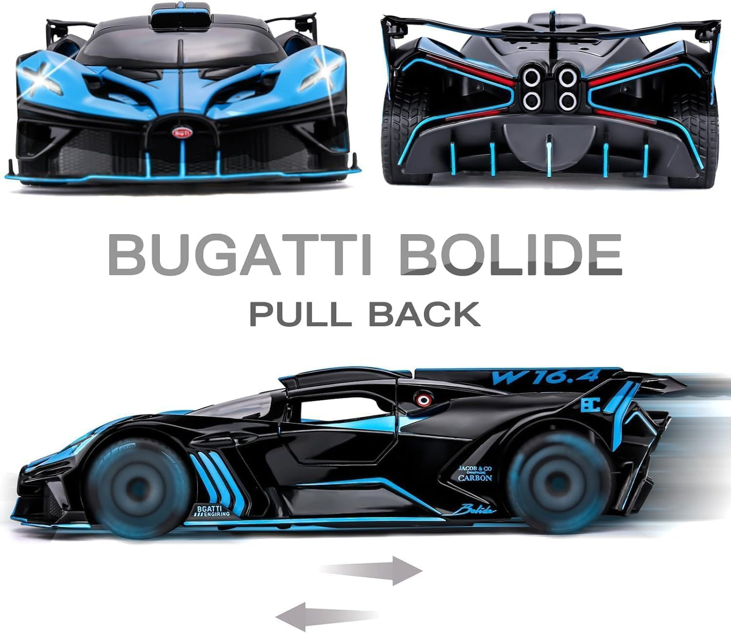 Diecast Metal Cars - Blue - image 7