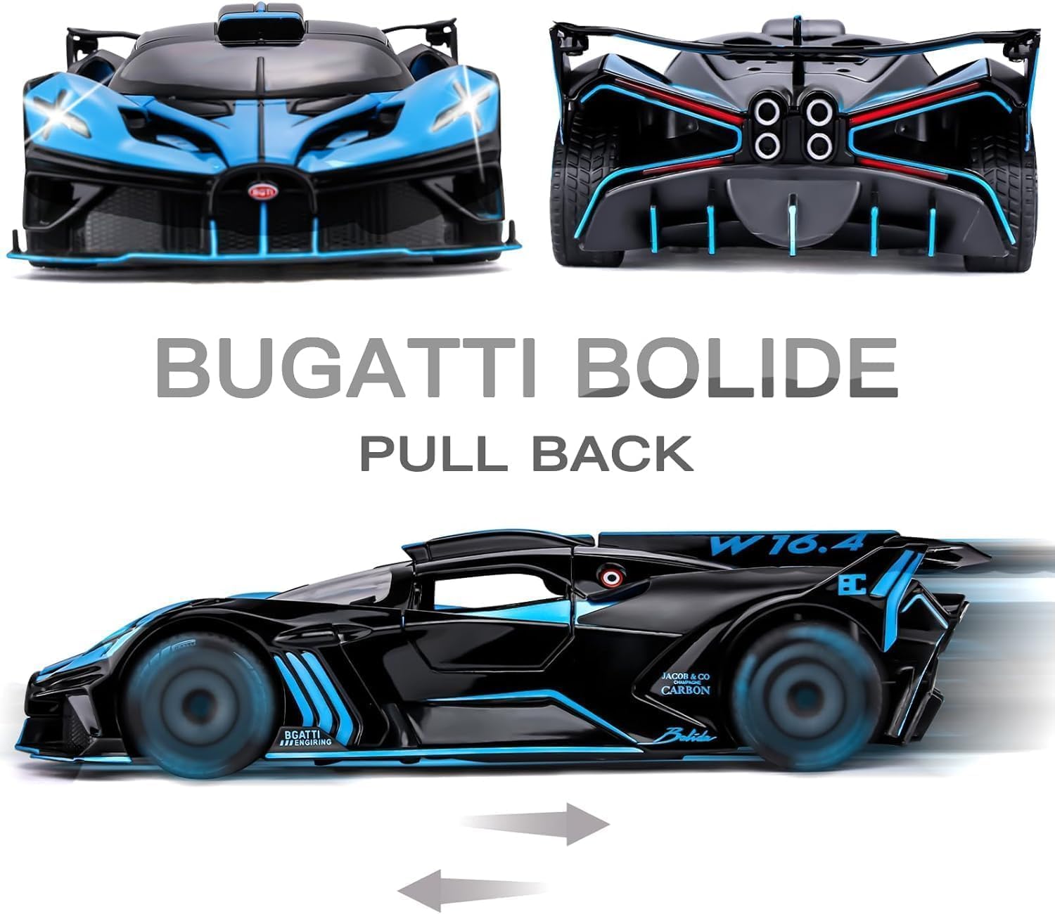 Diecast Metal Cars - Blue - image 7