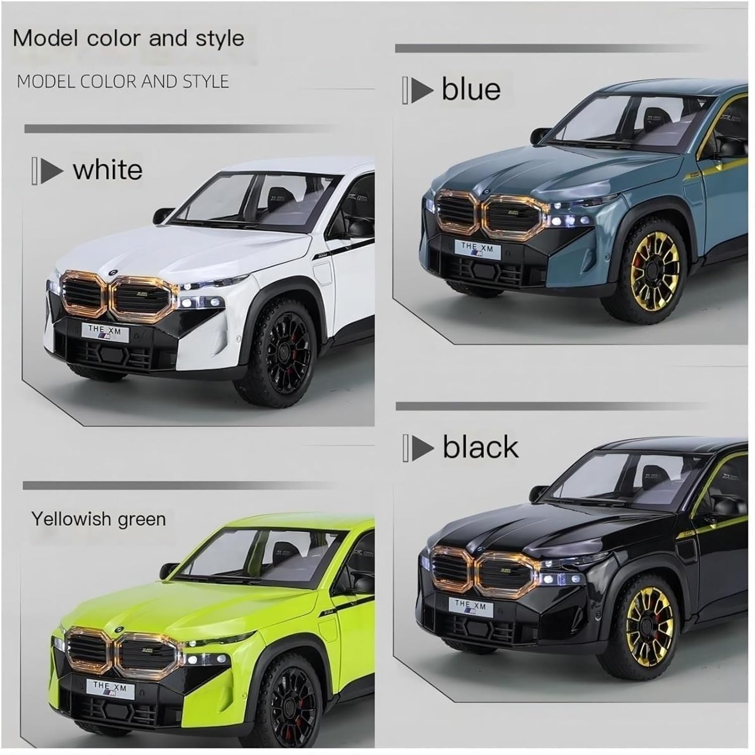 1:24 B-M-W XM SUV - Green - image 4