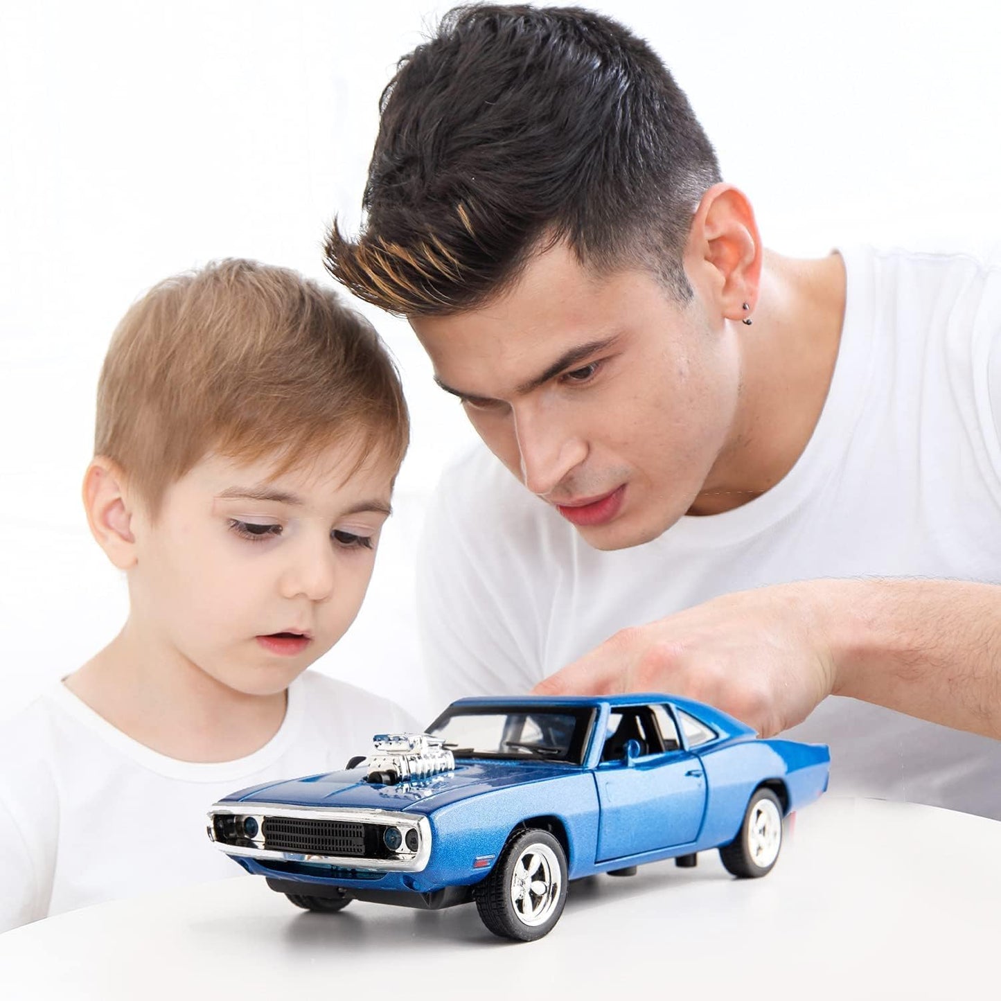 1:24 Dodge Charge F7 - Blue - image 5