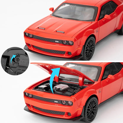 1:32 Hellcat Dodge Challenger SRT - Red - image 6