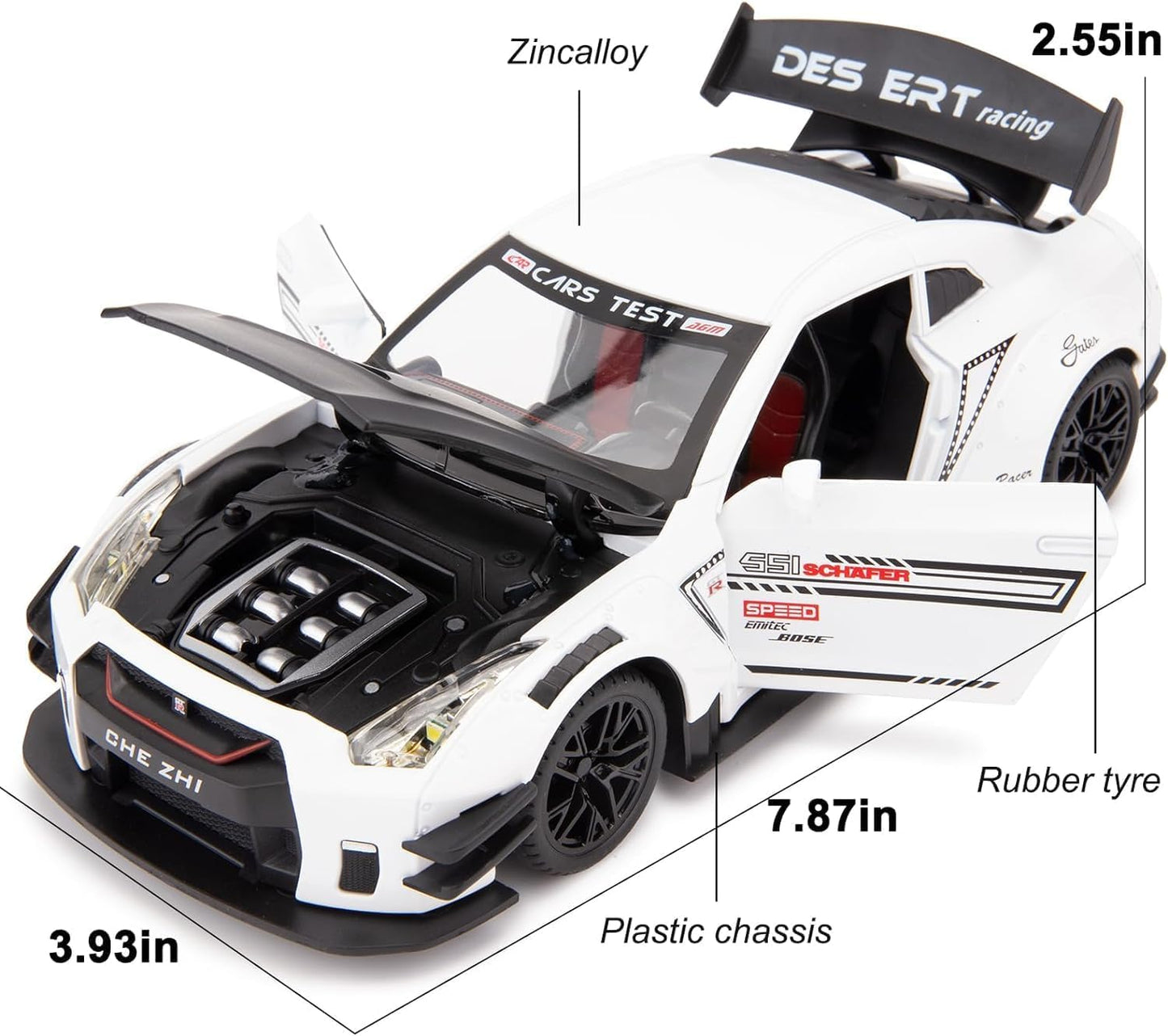 Diecast Metal Cars - White - image 3