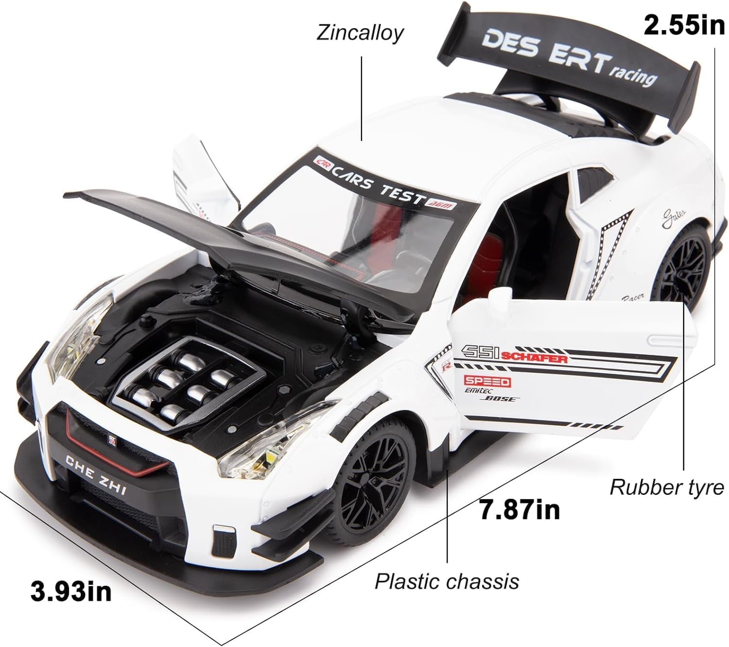 Diecast Metal Cars - White - image 3