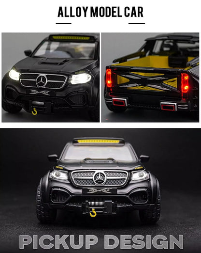 Mrcedes Benz X-Class 6 * 6 Wheel Alloy Pickup - Black - image 3