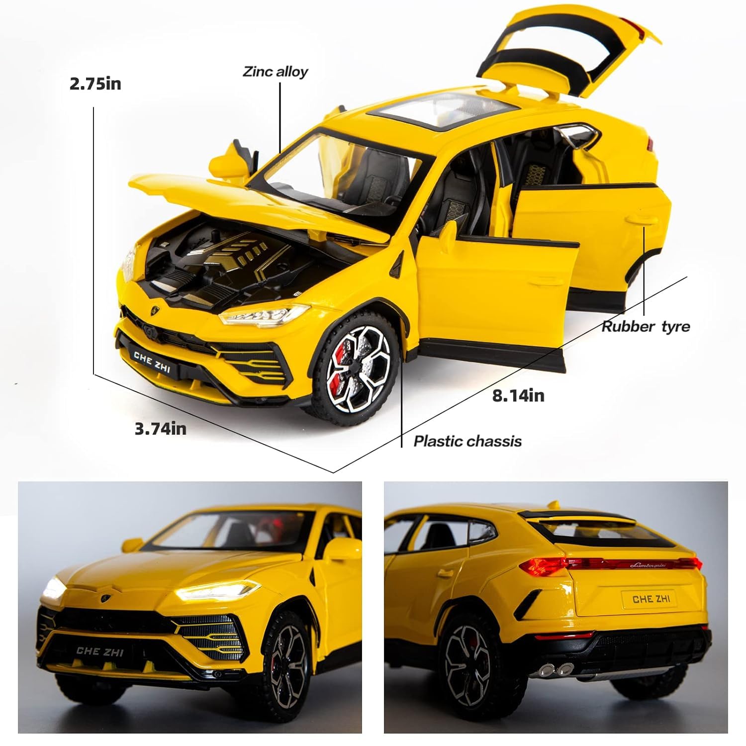 Lamborghini Urus-Yellow - Yellow - image 2