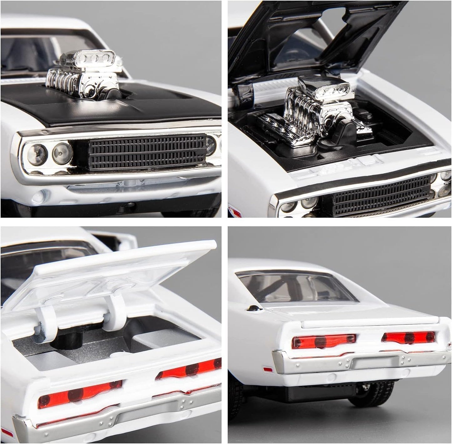 1:24 Dodge Charge F7 - White - image 3