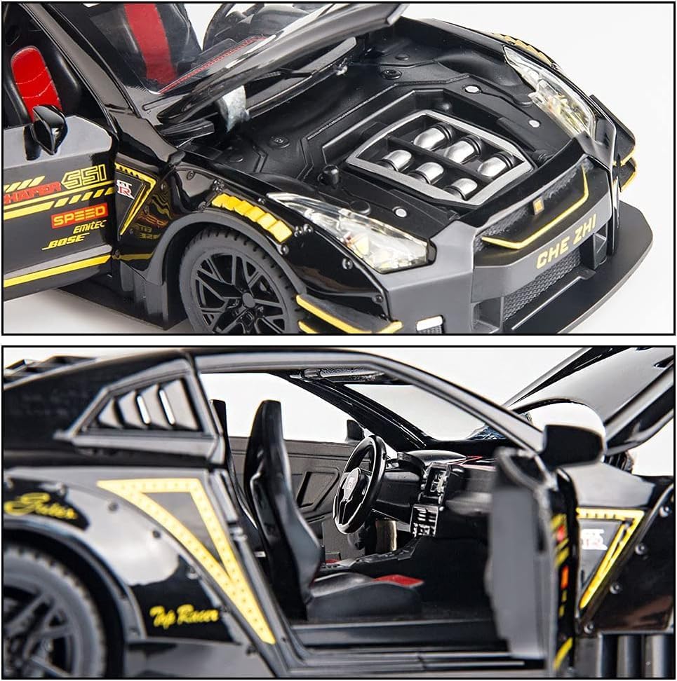 Diecast Metal Cars - Black - image 7