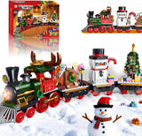 Christmas Train Building Blocks Set with LED Lights - 868 PCS Festive Toy - Toylivo