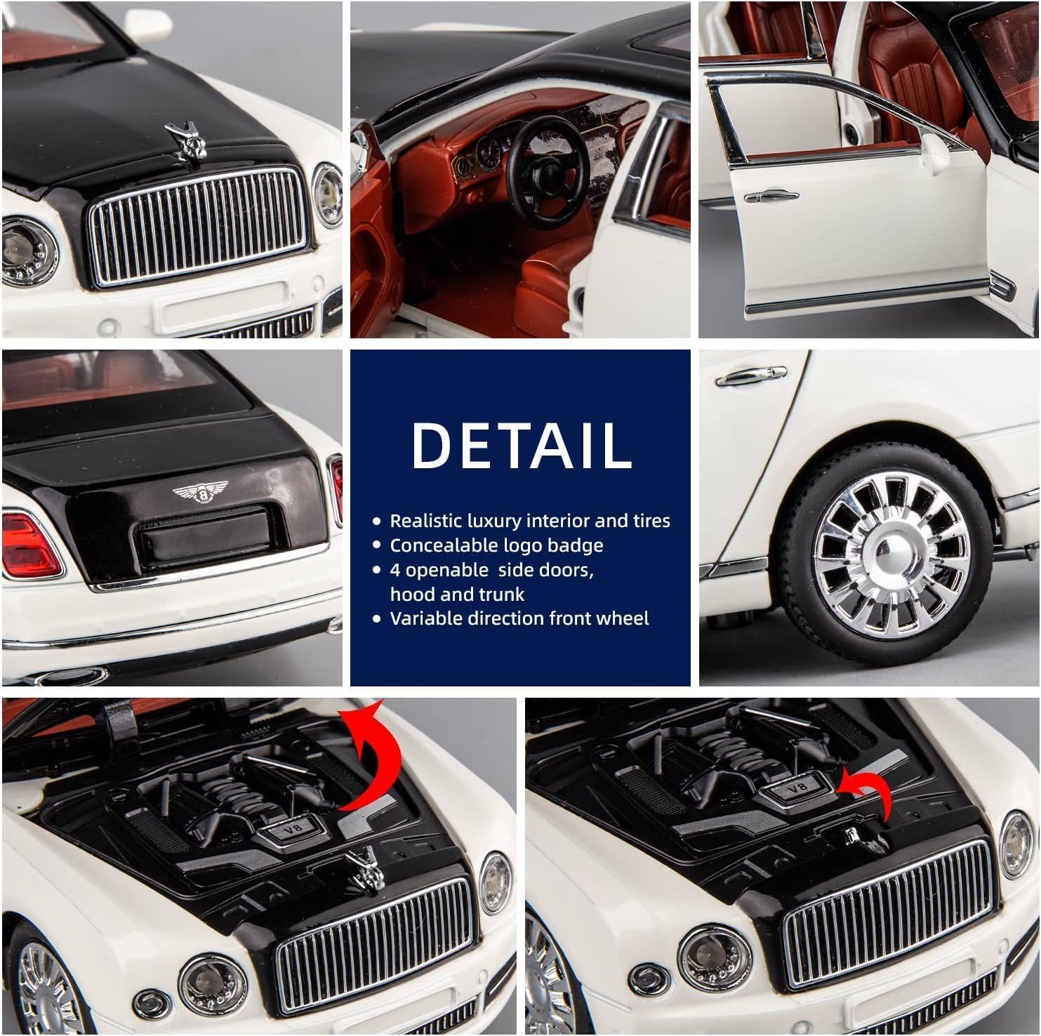 1:24 Bentlley Mulsanne - Black - image 5