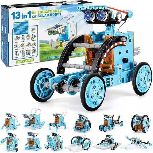Solar Robot Kit 13 in 1 DIY Educational STEM Toy - Toylivo