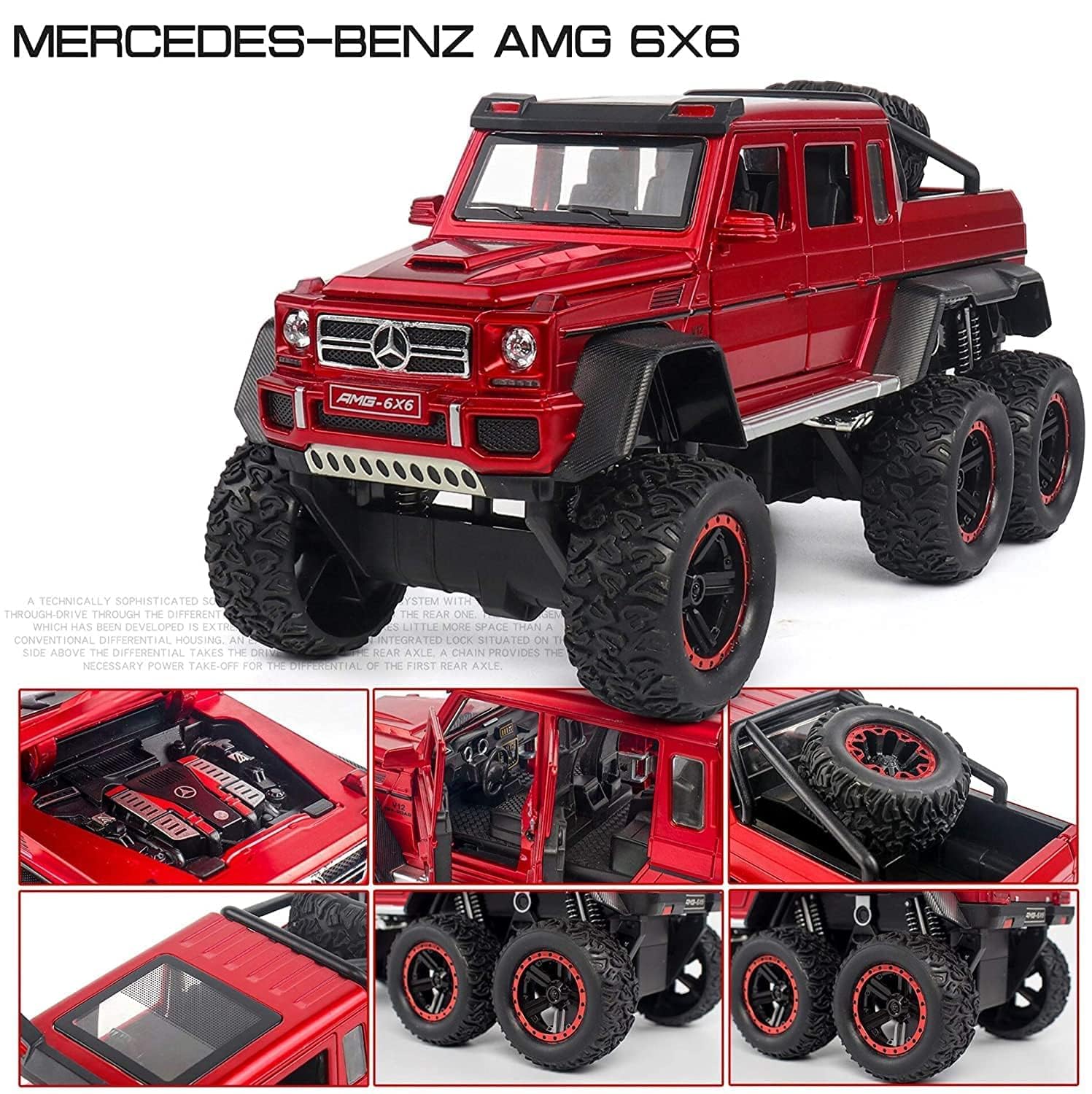 Mercedes AMG G63 6X6 - Red - image 5