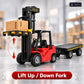1:24 RC Flatbed Forklift Truck with Trailer, Light, Sound & Spray (11CH)