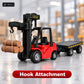 1:24 RC Flatbed Forklift Truck with Trailer, Light, Sound & Spray (11CH)
