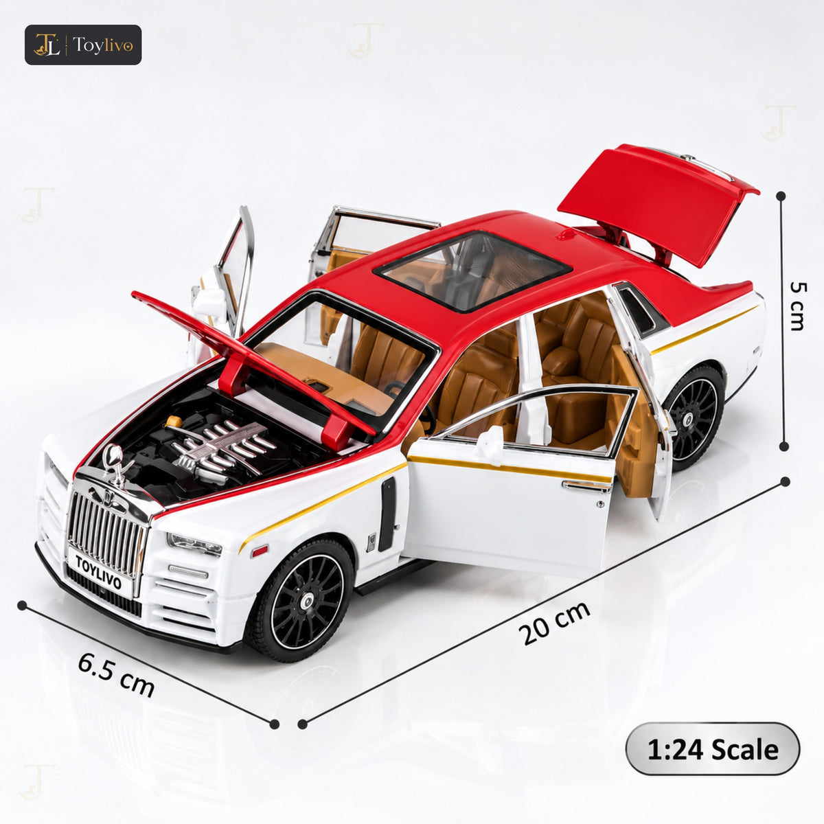 1:24 Die-Cast Rolls Royce Luxury Car – features