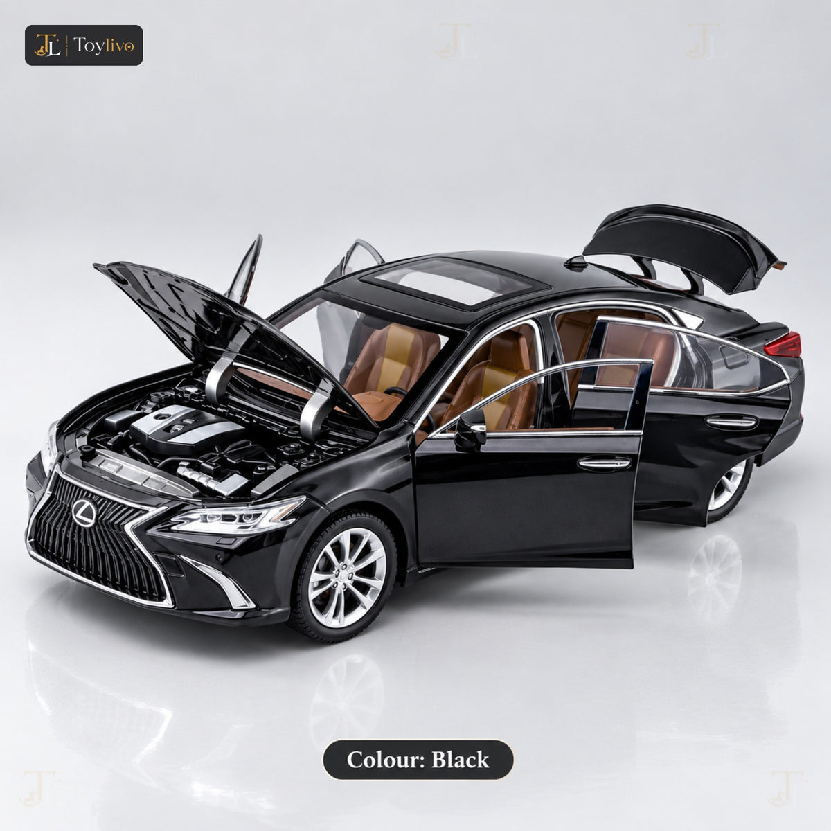 1:24 Die-Cast Lexus Sedan – black
