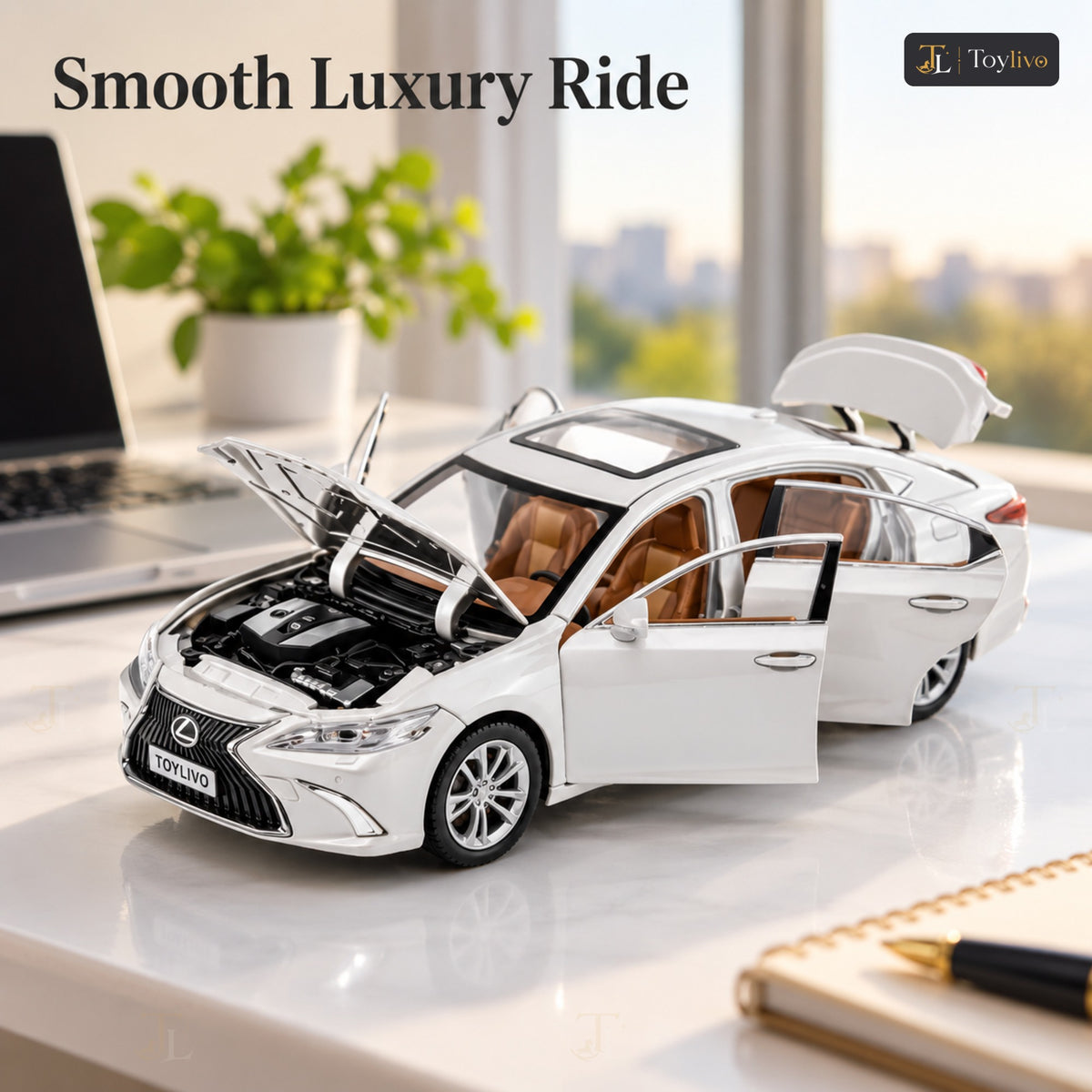 1:24 Die-Cast Lexus Sedan – features