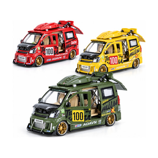 1:24 Die-Cast Camper Van Model – all colours