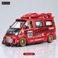 1:24 Die-Cast Camper Van Model – red
