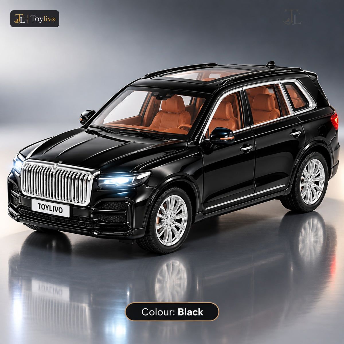 1:32 Die-Cast Luxury SUV Model – black