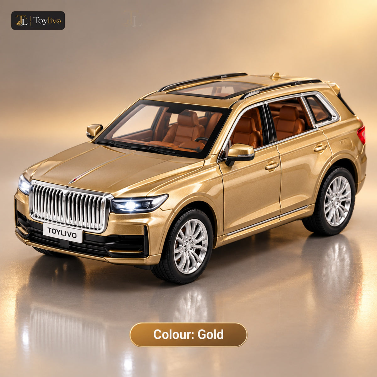 1:32 Die-Cast Luxury SUV Model – gold