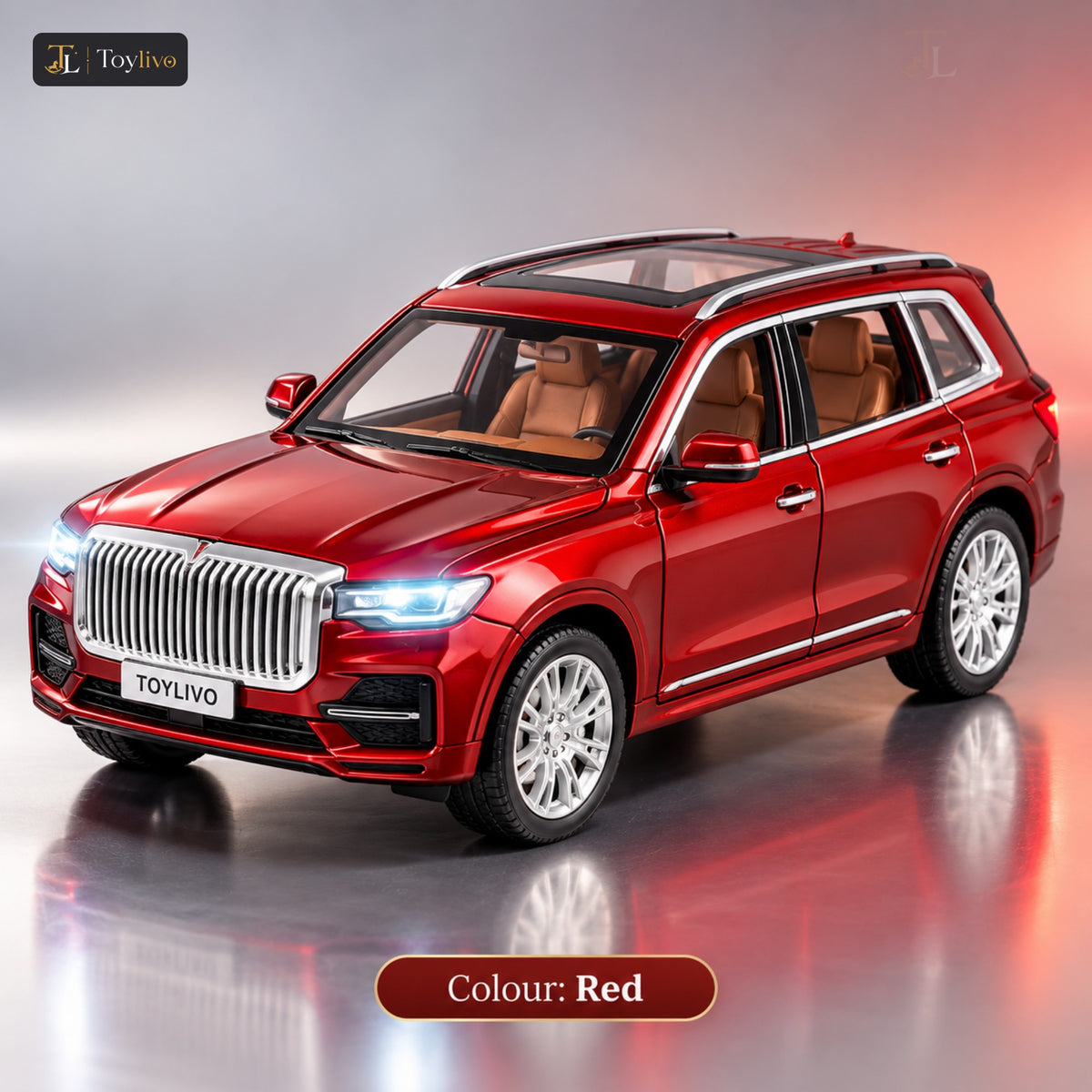 1:32 Die-Cast Luxury SUV Model – red