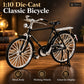 1:10 Die-Cast Classic Bicycle Model – features