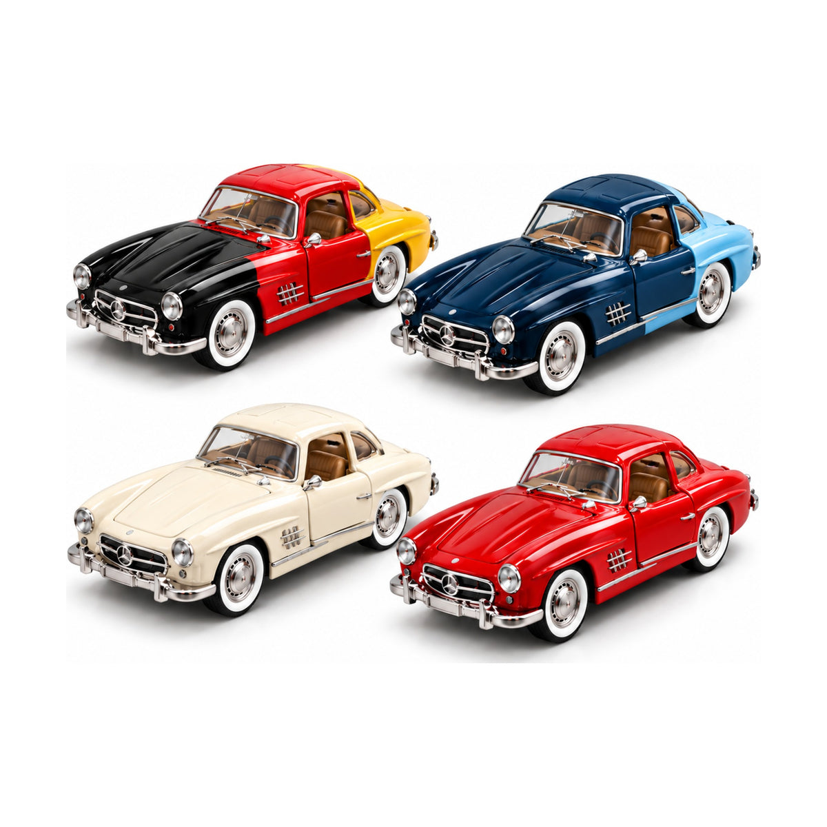 1:24 die-cast classic car model – all colours