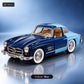 1:24 die-cast classic car model – blue