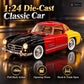1:24 die-cast classic car model – features