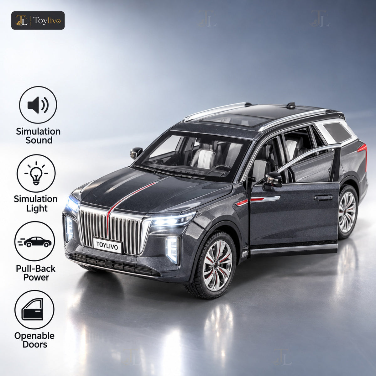 1:24 Die-Cast Luxury SUV – features