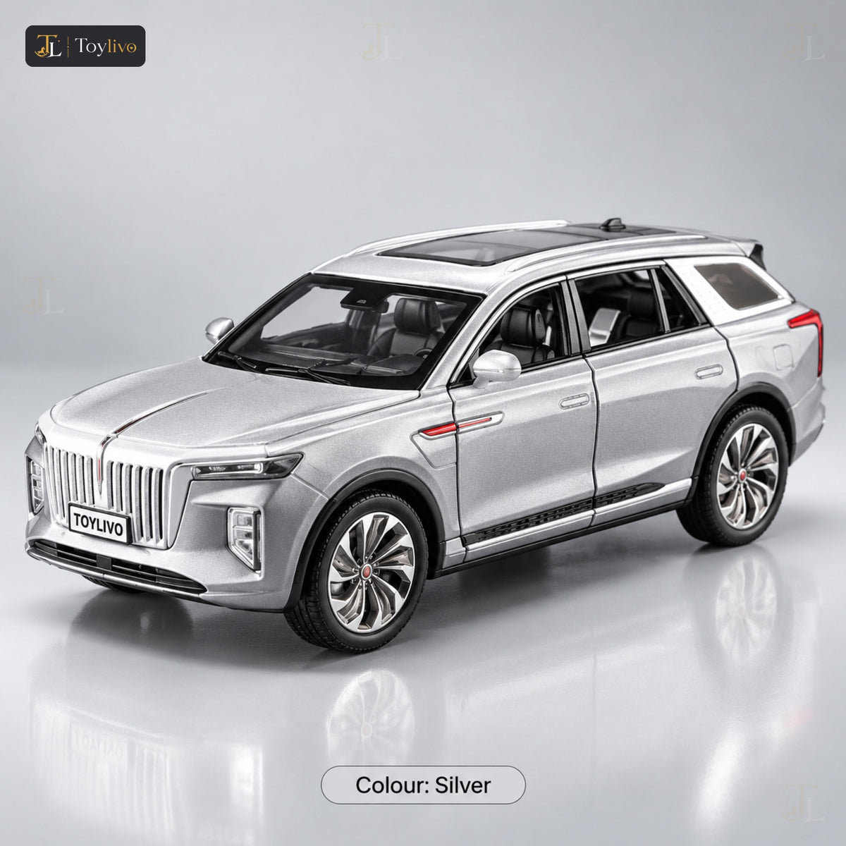 1:24 Die-Cast Luxury SUV – silver