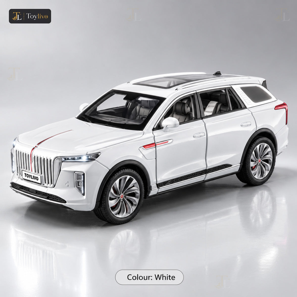 1:24 Die-Cast Luxury SUV – white