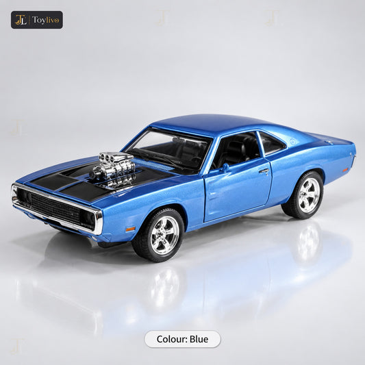 1:32 Die-Cast Classic Muscle Car – blue