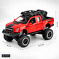 lifted off-road pickup toy truck – red – Size / what is included
