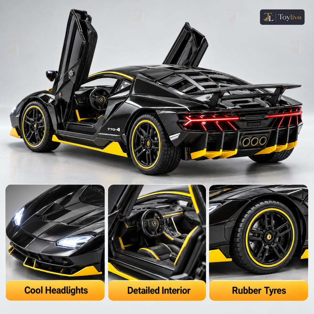 1:32 die-cast hypercar model – features
