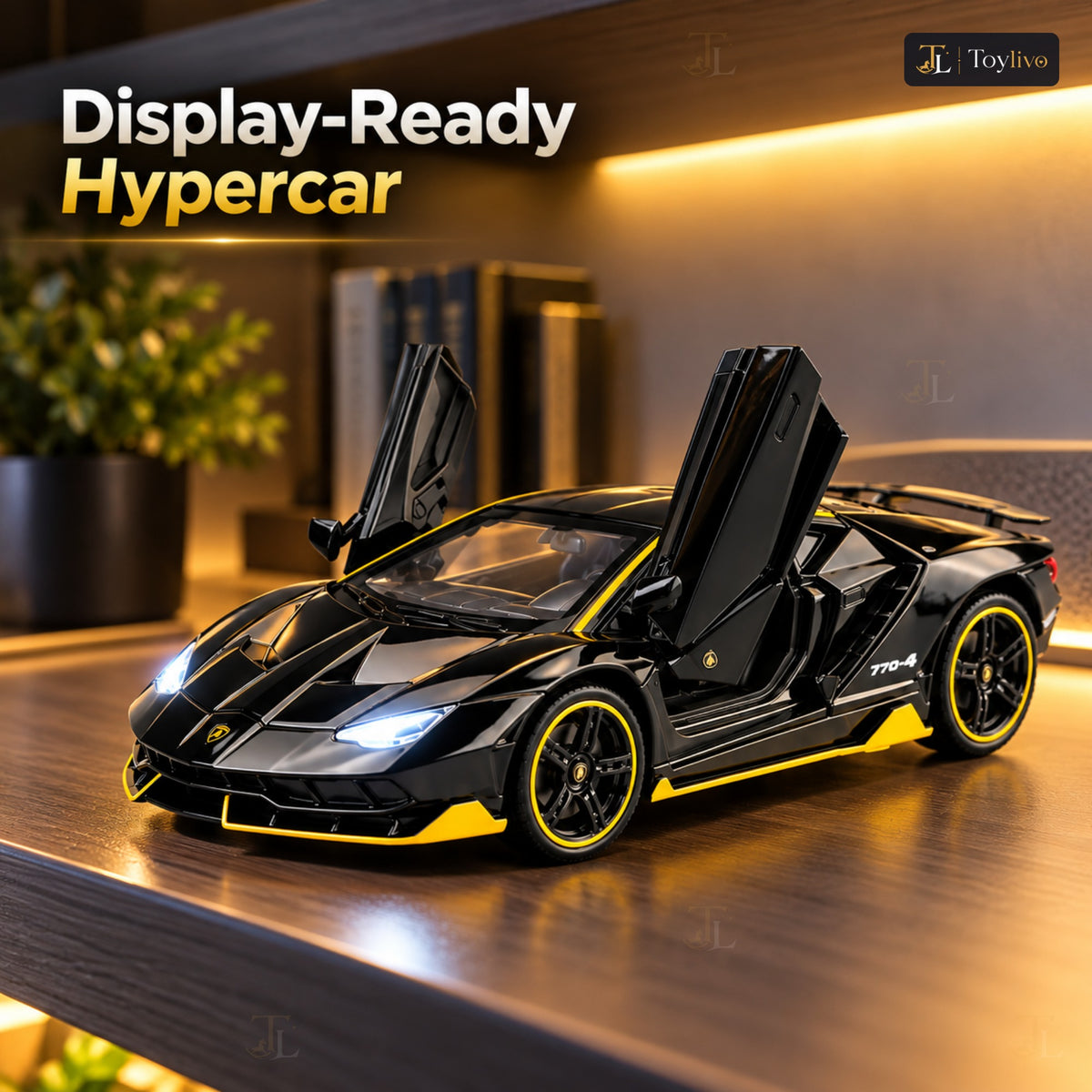 1:32 die-cast hypercar model – features