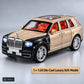 1:24 die-cast luxury SUV model – champagne black – Size / what is included
