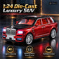 1:24 die-cast luxury SUV model – red – Benefits